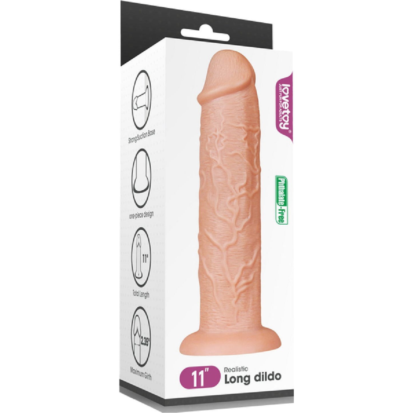 Lovetoy - 11'' Realistic Long Dildo | Realistic Dildo