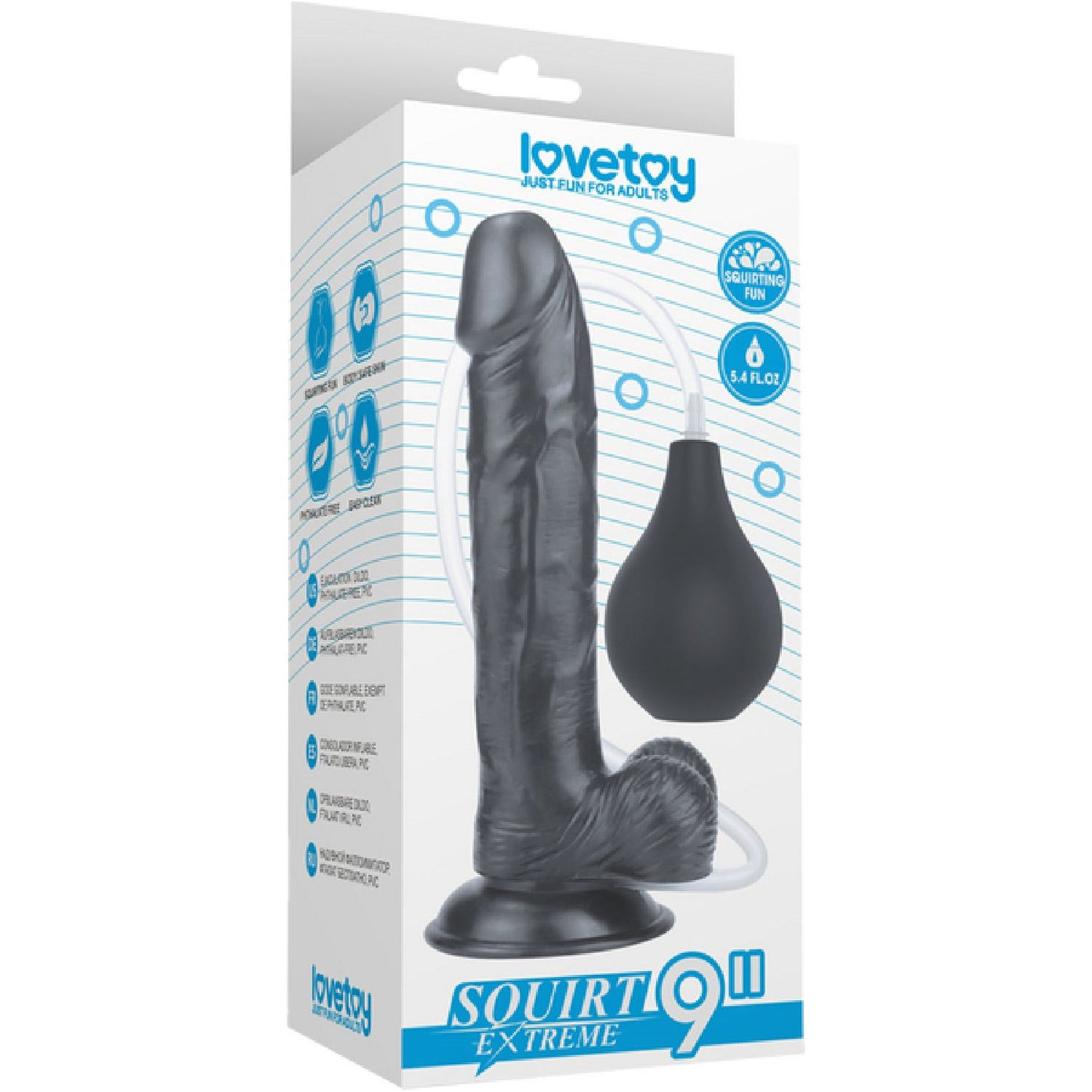 Lovetoy - 9'' Squirt Extreme Dildo | Realistic Squirting Dildo