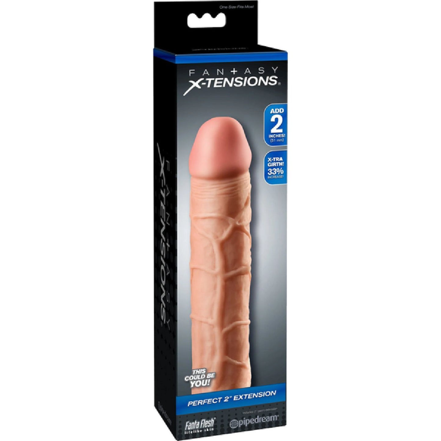 Pipedream Fantasy X-Tensions - Perfect 2" Extension | Penis Extension Sleeve