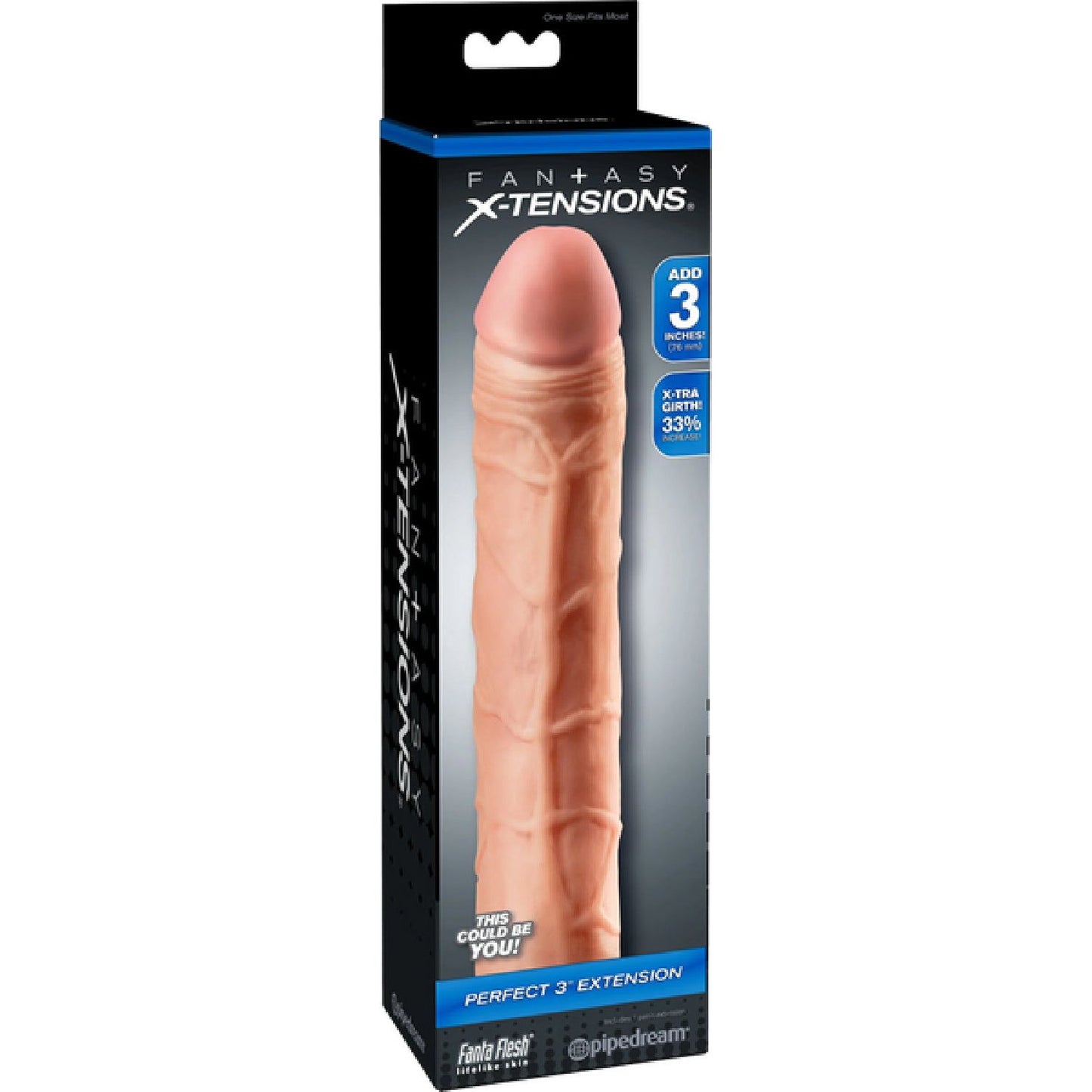 Pipedream Fantasy X-Tensions - Perfect 3" Extension | Penis Extension Sleeve