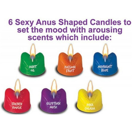 Hott Products Unlimited - Rainbow Burning Love Candles | Scented Candles