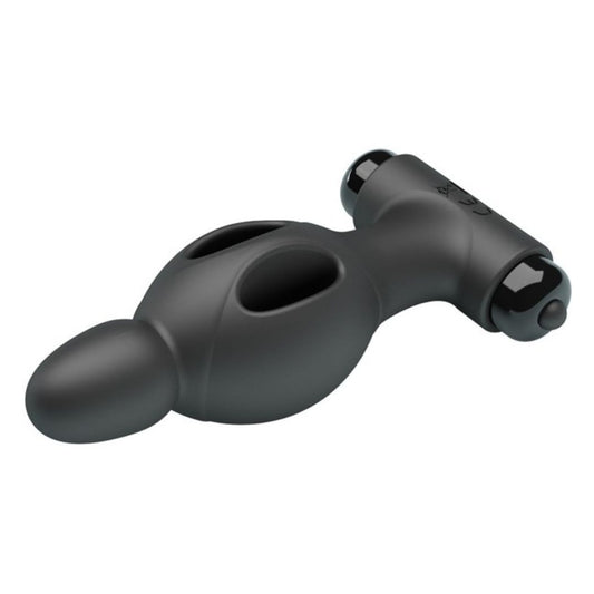 Mr. Play - Silicone Vibrating Anal Plug | Black