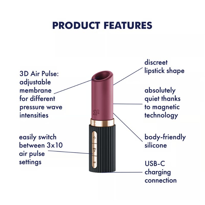 Satisfyer - Pro 2 Kiss | Discreet Air Pulse Vibrator