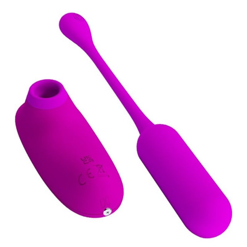 Pretty Love - Curupira | 2-in-1 Vibrating Egg & Air Pulse Stimulator Kit