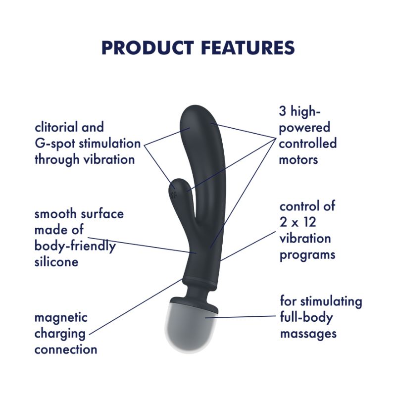 Satisfyer - Triple Lover | Hybrid Vibrator