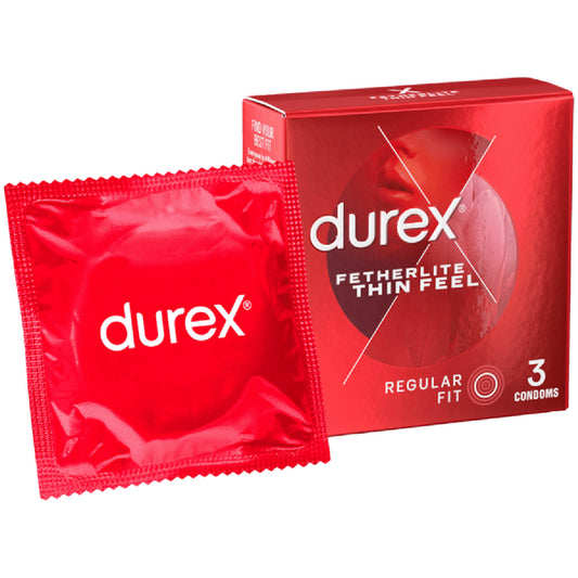Durex – Featherlite Thin Feel 3 Pack Regular Fit | Condoms