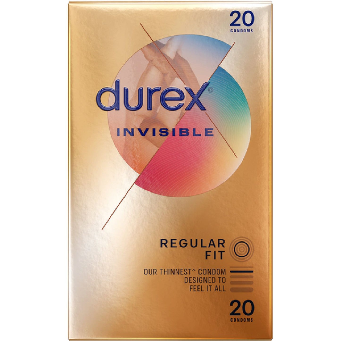 Durex - Invisible 20 Pack Regular Fit | Condoms