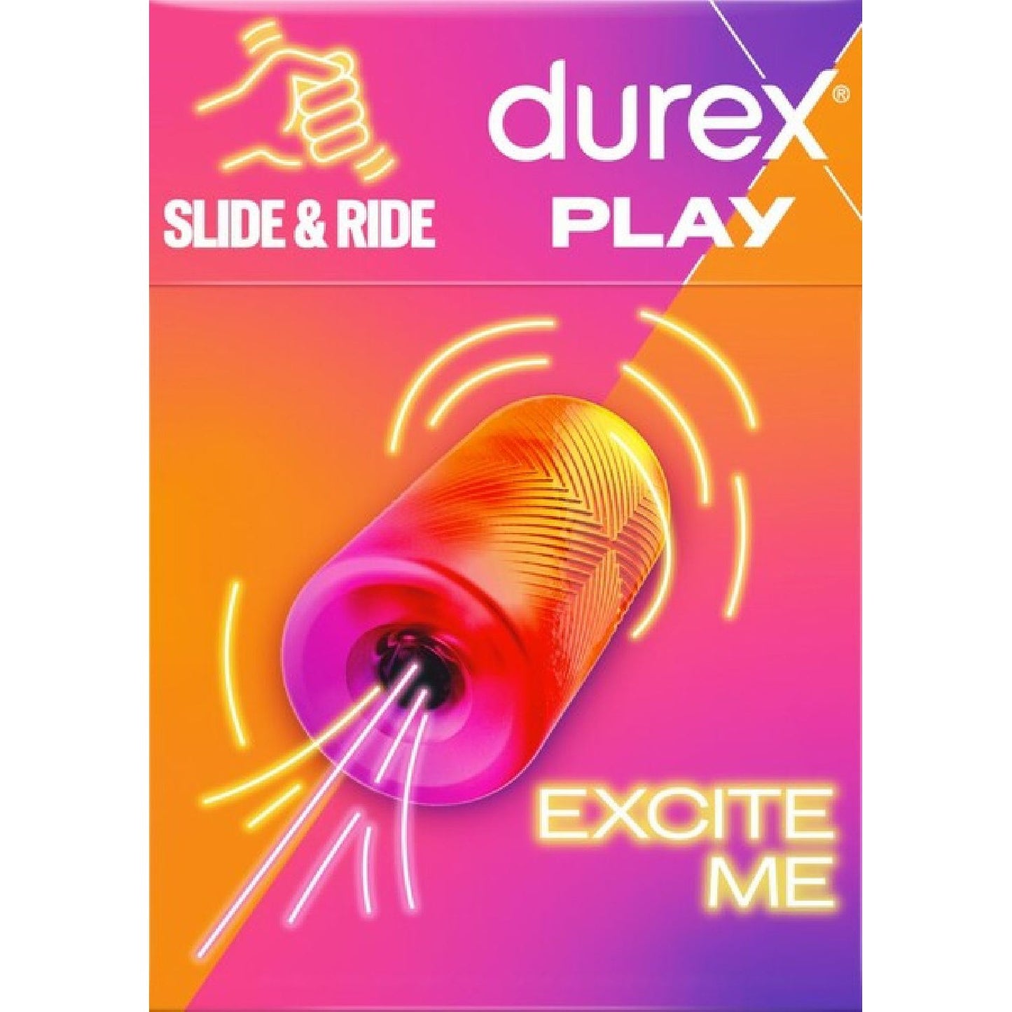 Durex - Play Slide & Ride Textured Masturbation Sleeve | Male Masturbator