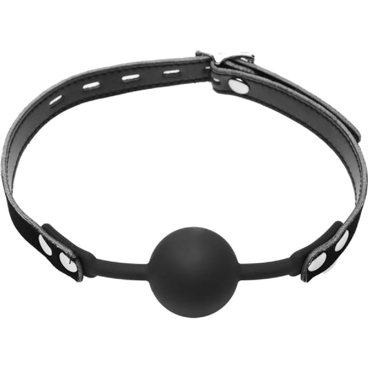 Master Series - Premium Hush Locking Silicone Comfort Ball Gag | Ball Gag