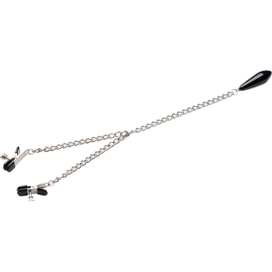 Master Series - Titty Taunter Nipple Clamps With Weighted Bead | Nipple Clamps