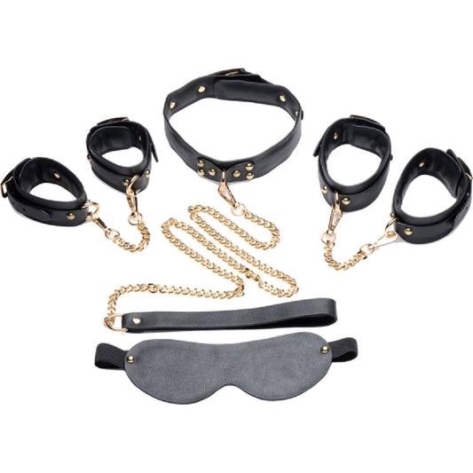 Master Series - Black & Gold Submission Bondage Kit | Bondage Set