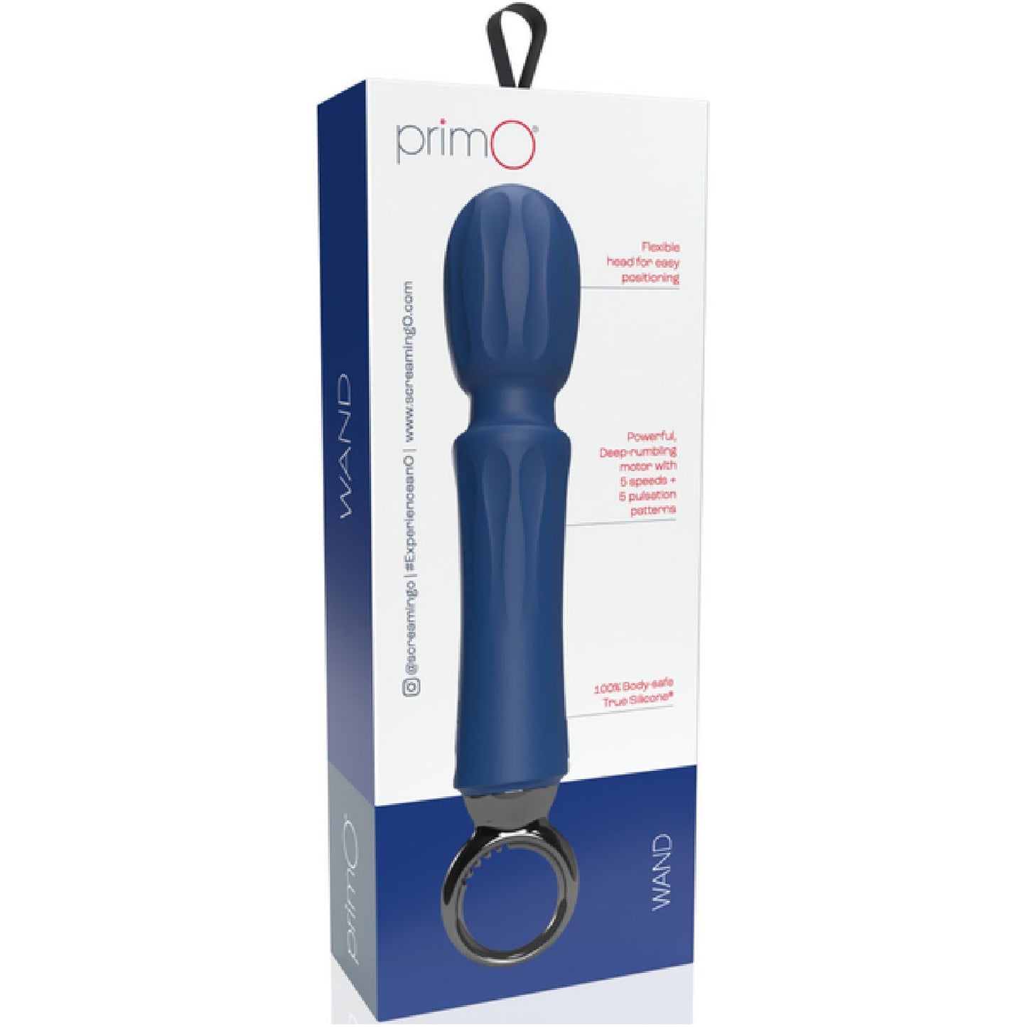 Screaming O - Primo Wand | Rechargeable Silicone Wand Massager