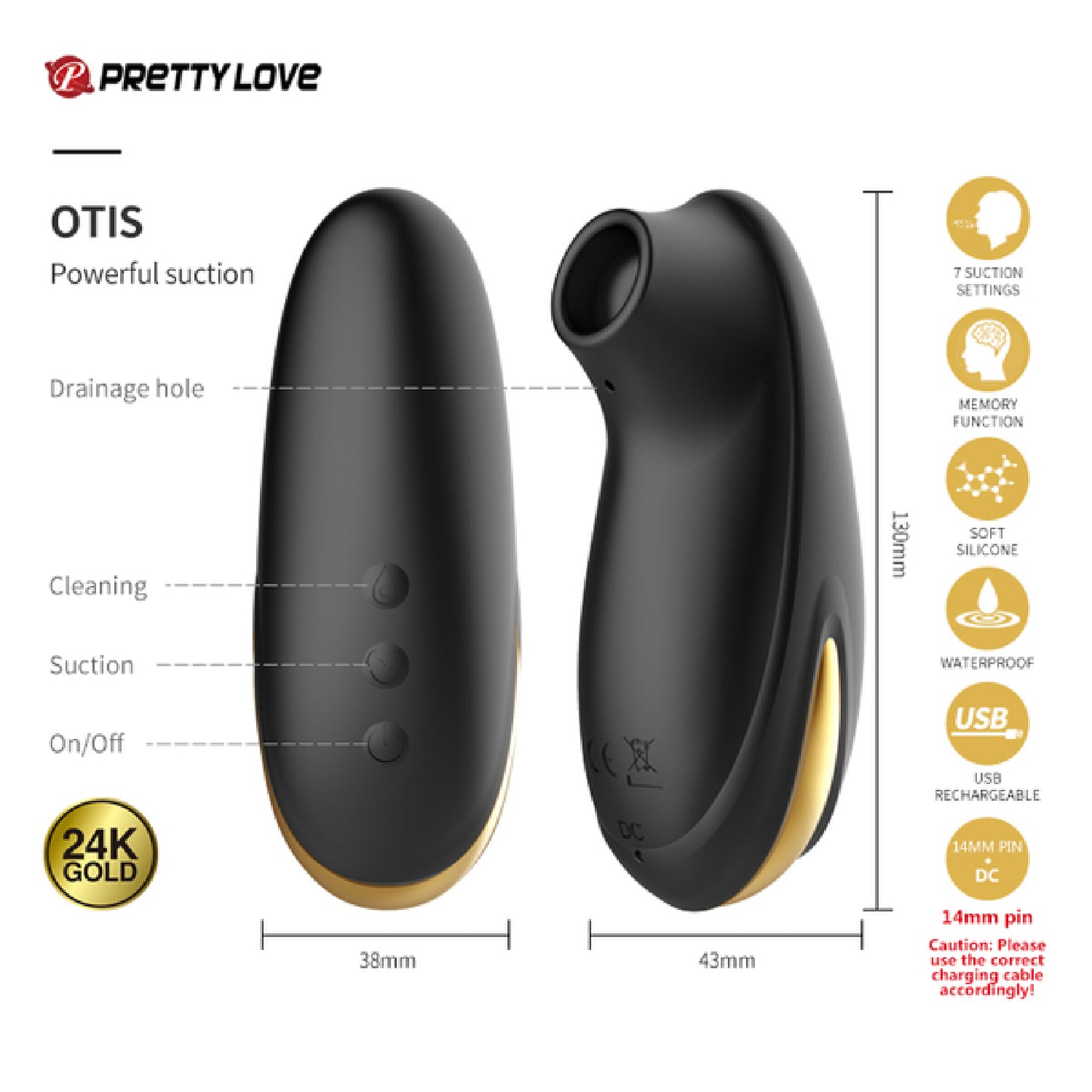 Pretty Love - Queen’s Luxury Collection 24k Gold Plated | Premium Adult Toy Set