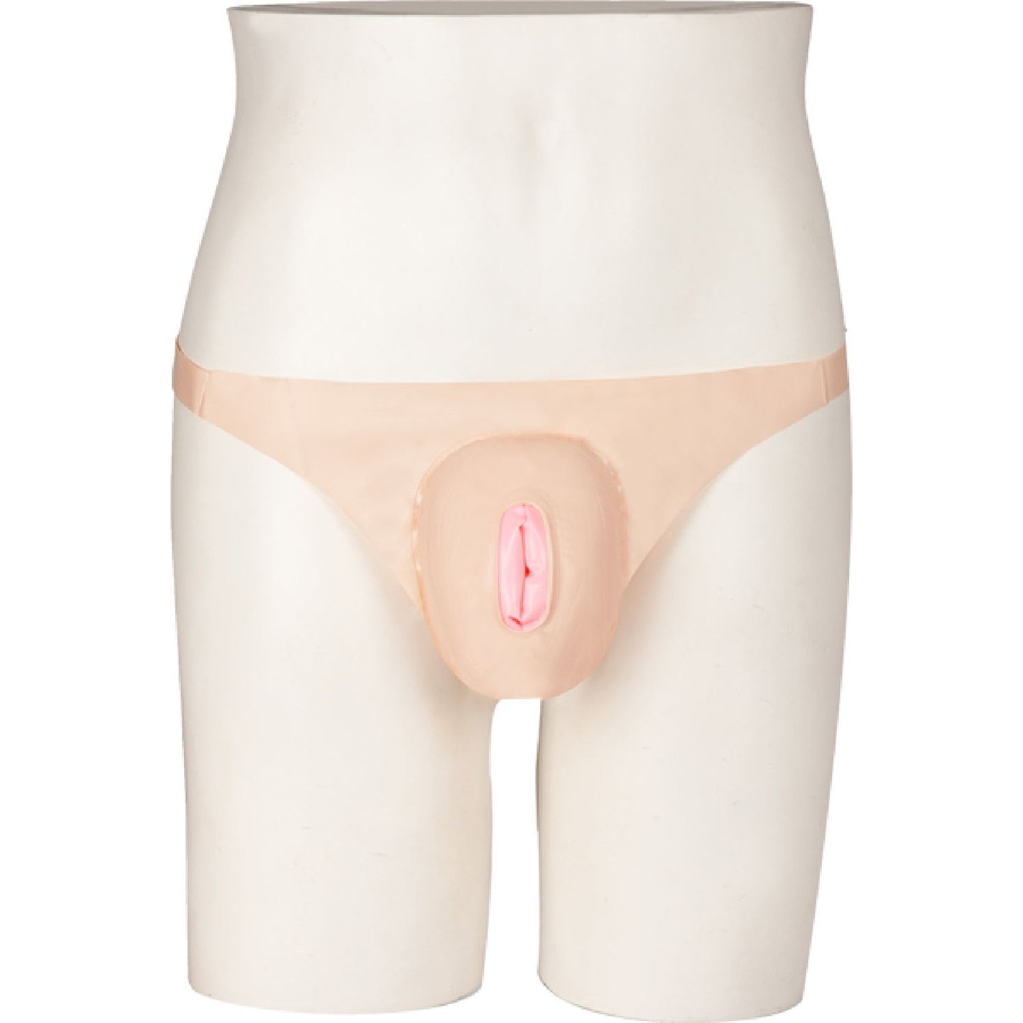 Jolly - Booby Inflatable Pussy 5" (13 cm) with Adjustable Strap | Inflatable Masturbator