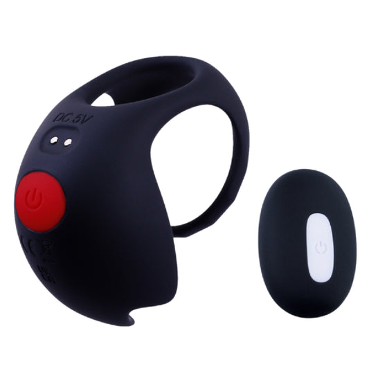 Excellent Power - Giga Booster Cock Ornament with Scrotal Stimulator| Rechargeable R.C Cock Ring