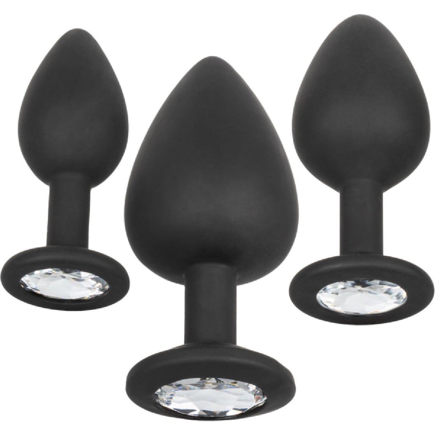 CalExotics – Silicone Gem Anal Exerciser Kit™ | 3-Piece Graduated Anal Plug Set