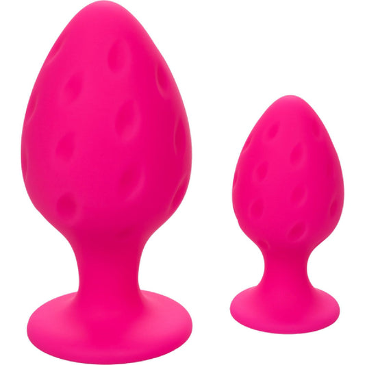 CalExotics – Cheeky™ Anal Plugs | 2-Piece Textured Silicone Plug Set
