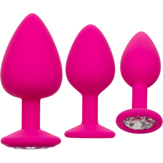 CalExotics – Cheeky™ Gems | 3-Piece Anal Training Plug Kit