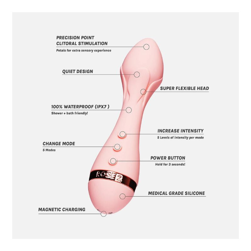 Vush - Fleur Rose 2 | Precision Point Bullet Vibrator