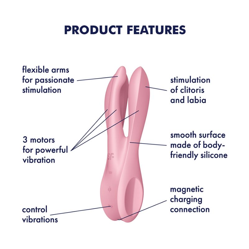 Satisfyer - Threesome 1 | Triple Head Stimulator
