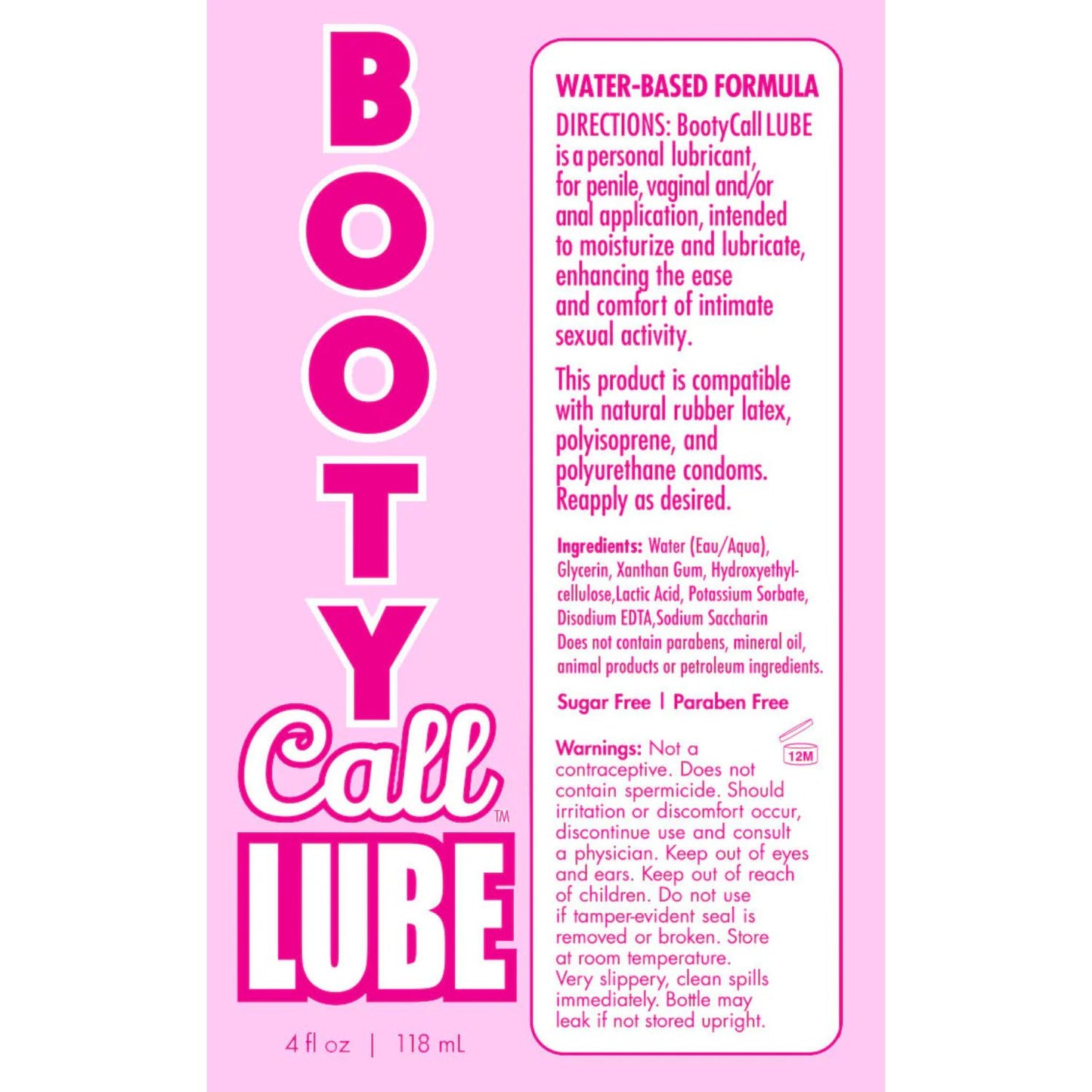 Booty Call - Lube Duo | Lubricant & Cherry Anal Numbing Gel