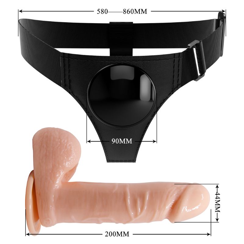 Pretty Love - Tom 7.4" | Dildo & Harness Brief