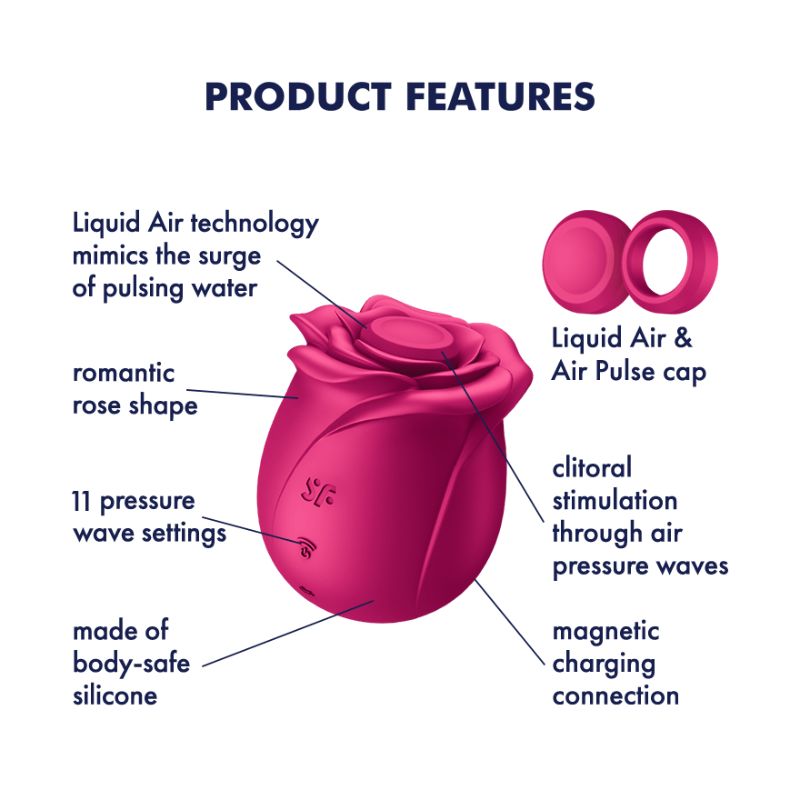 Satisfyer - Pro 2 Classic Blossom | Rose Air Pulse Vibrator