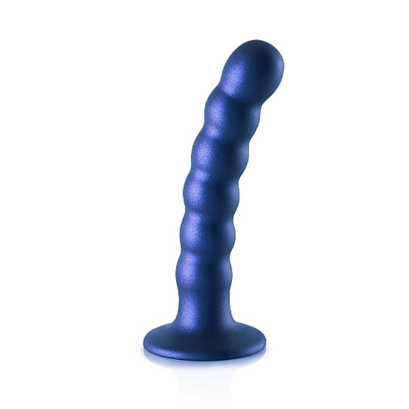 Ouch! - 5 Inch Beaded Silicone G-Spot Dildo | Metallic Range