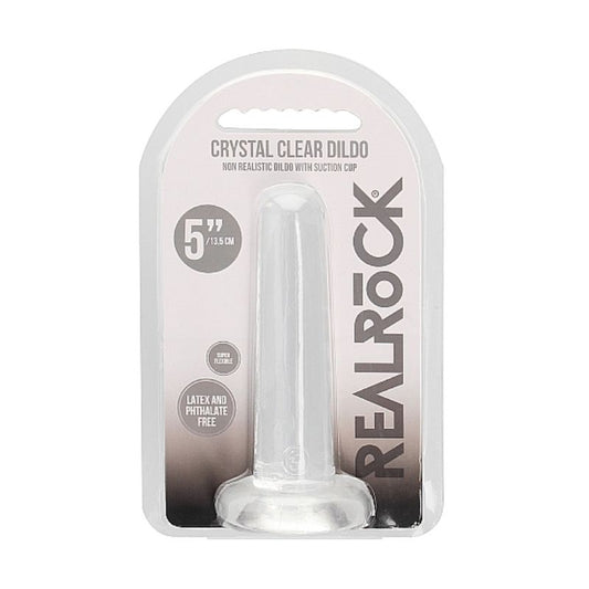Real Rock - Non Realistic Dildo w/ Suction Cup 5" | Assorted Colours