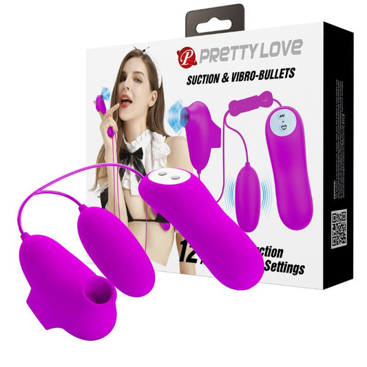 Pretty Love - Suction & Vibro-Bullets | Remote Controlled
