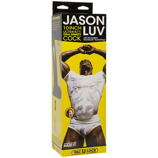 Doc Johnson – Jason Luv 10 Inch ULTRASKYN Cock Dual Density with Vac-U-Loc | Dildo