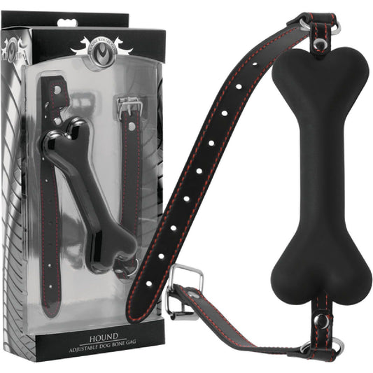 Master Series - Hound Adjustable Dog Bone Gag | BDSM Gag Toy
