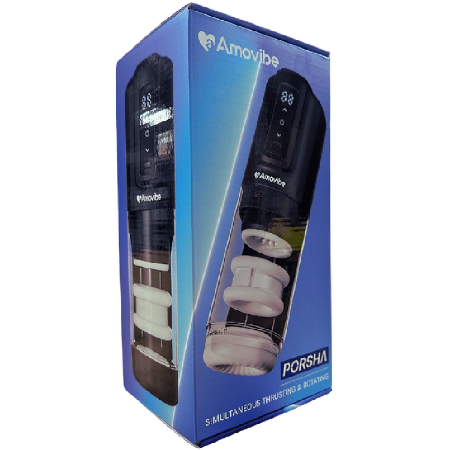 AmoVibe - Porsha | Automatic Masturbator with Rubbing, Vibration & Heating Levels