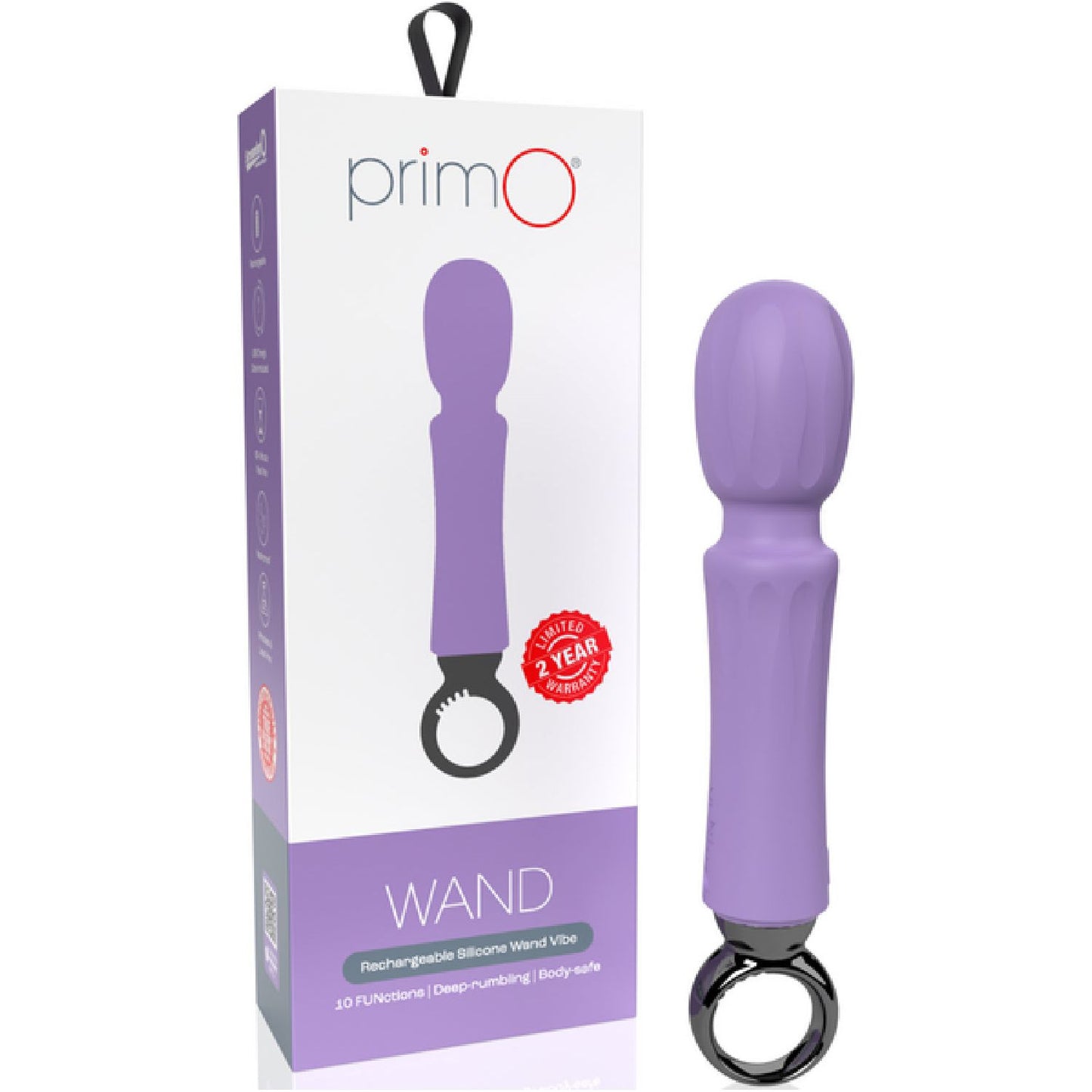 Screaming O - Primo Wand | Rechargeable Silicone Wand Massager