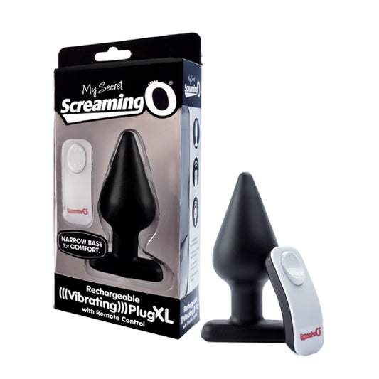Screaming O – My Secret Vibrating Plug XL With Remote | Rechargeable Anal Plug