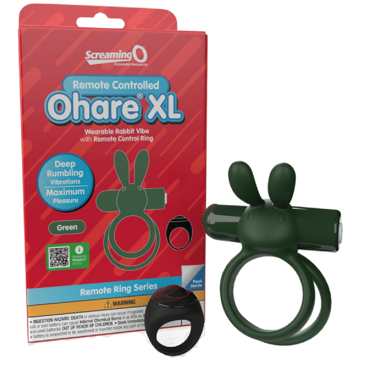 Screaming O – Remote Control Ohare XL | Rechargeable Cock & Ball Ring