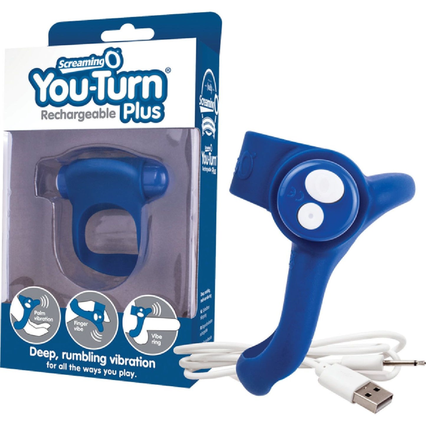 Screaming O - You-Turn Plus Ring | Rechargeable Vibrating Cock Ring