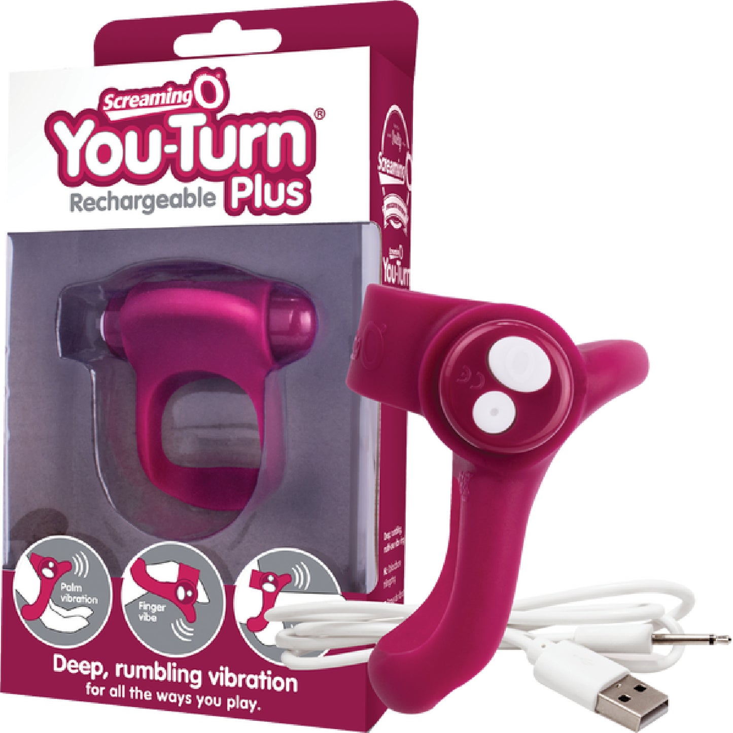 Screaming O - You-Turn Plus Ring | Rechargeable Vibrating Cock Ring