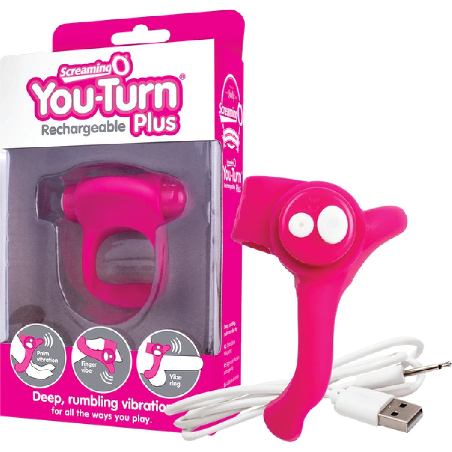 Screaming O - You-Turn Plus Ring | Rechargeable Vibrating Cock Ring