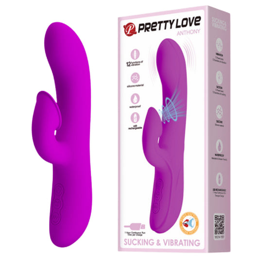Pretty Love - Anthony | Sucking & Vibrating Rabbit Vibrator