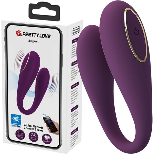 Pretty Love – Global Remote Control Series August | App-Controlled Dual Stimulator