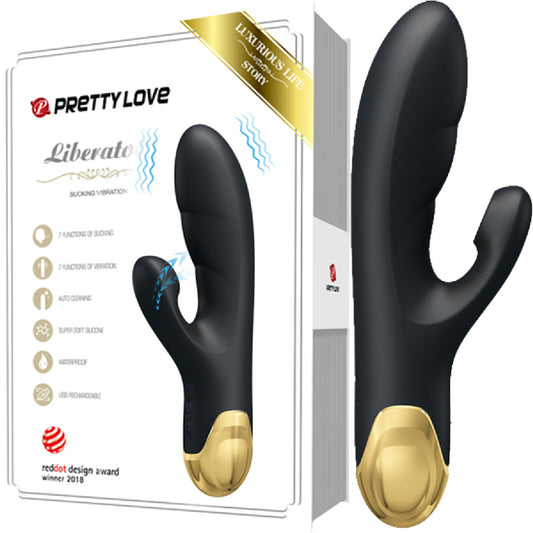 Pretty Love - Liberato Vibrator with Sucking Function 24K | Vibrator