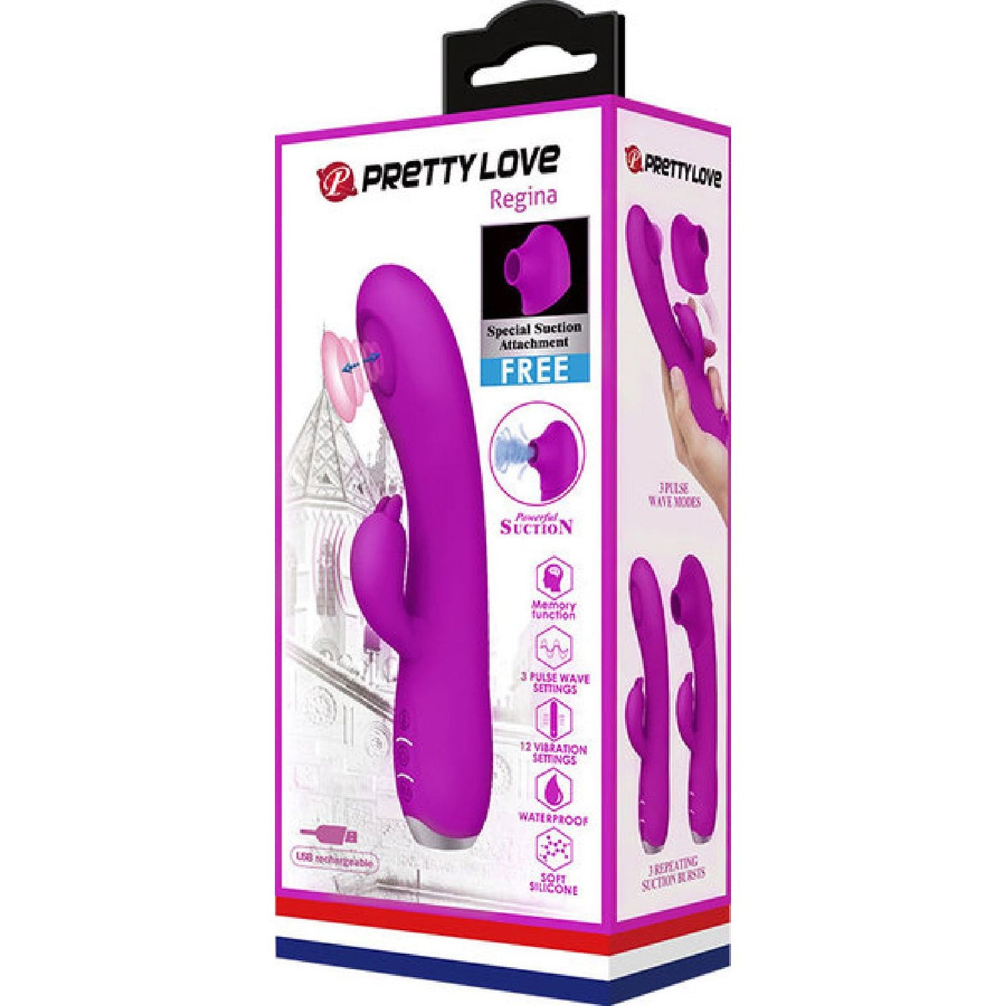 Pretty Love – Regina | Pulsating Rabbit Vibrator with Suction