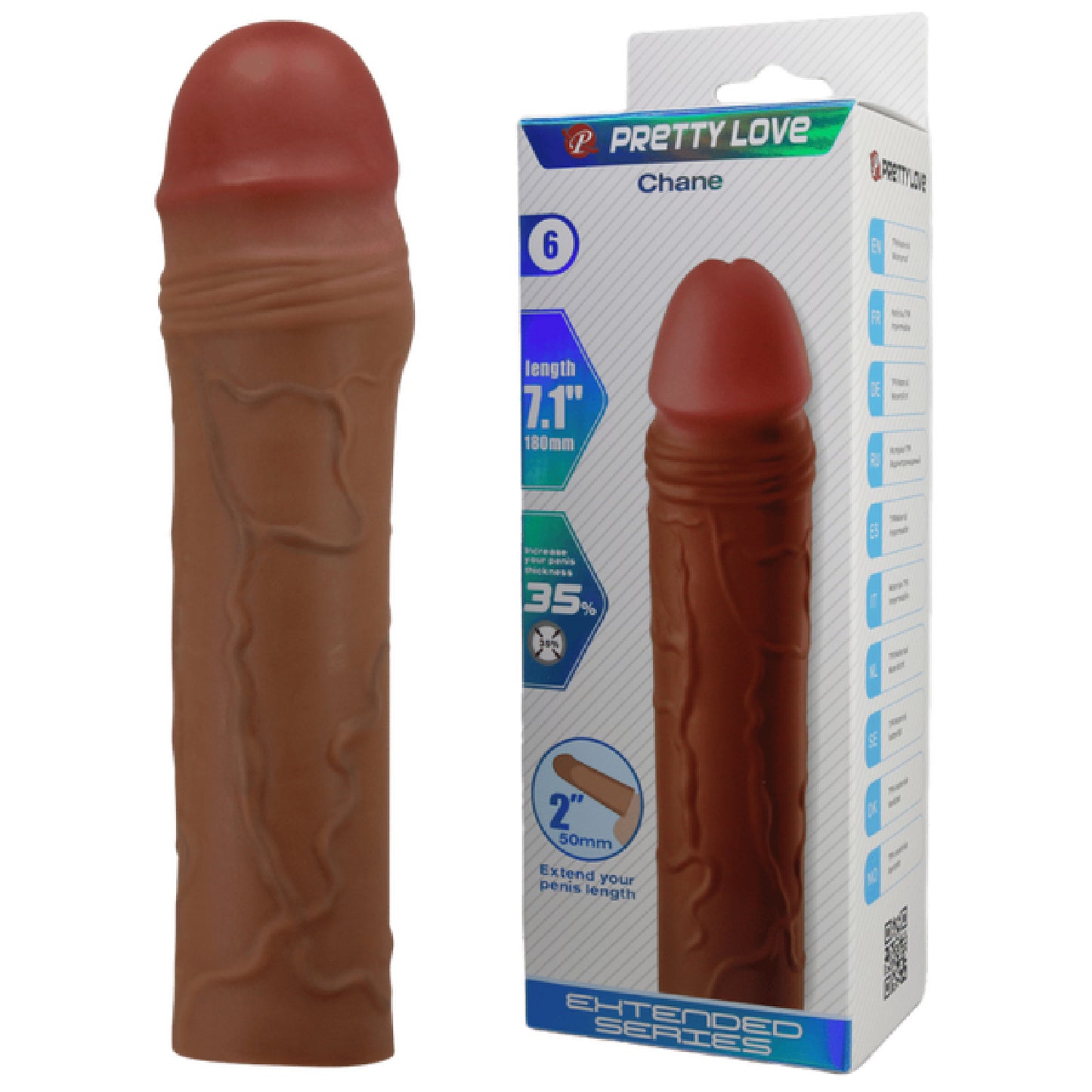 Pretty Love - Extended Series Chane 7.1" | Penis Extension Sleeve