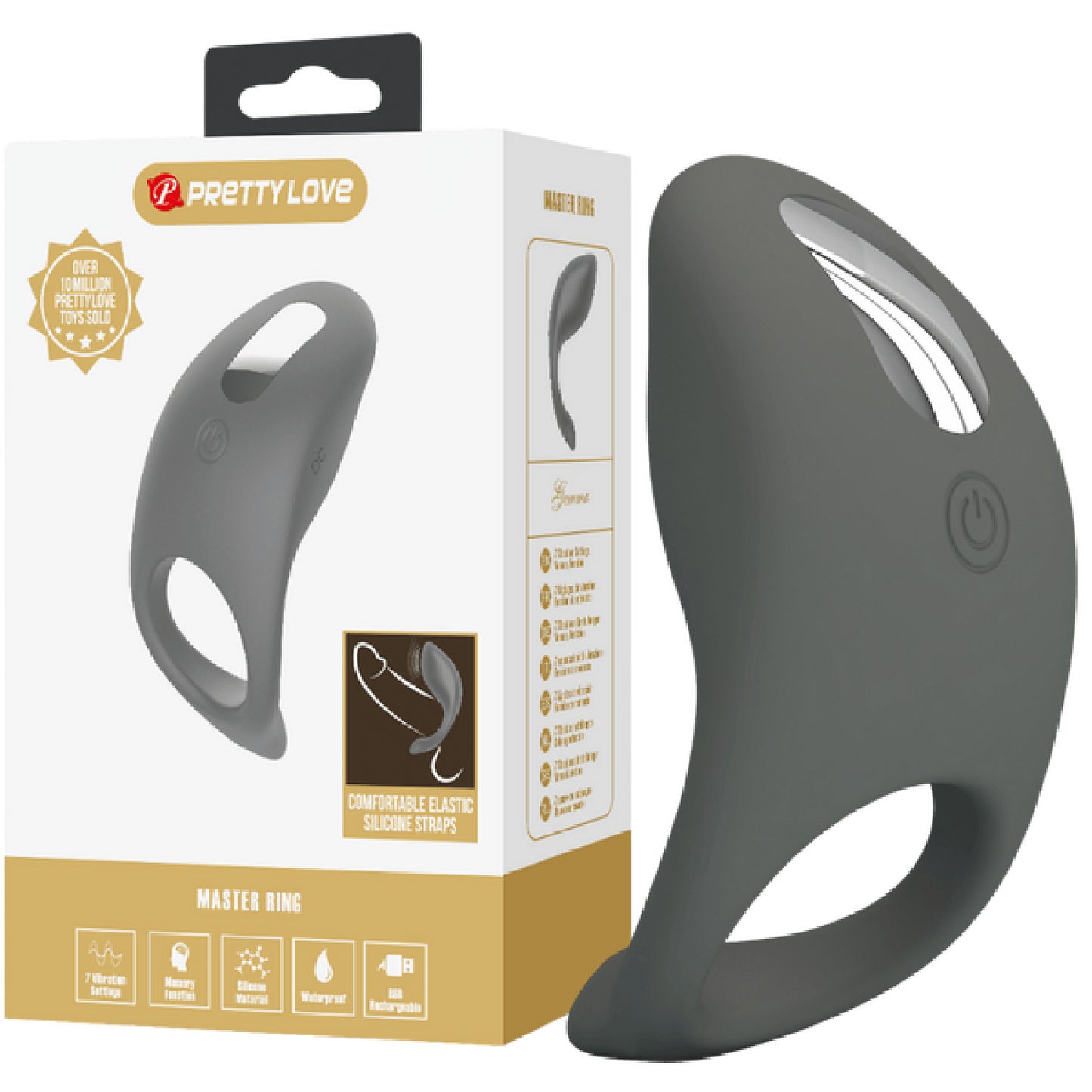 Pretty Love - Master Ring Gemma | Vibrating Cock Ring