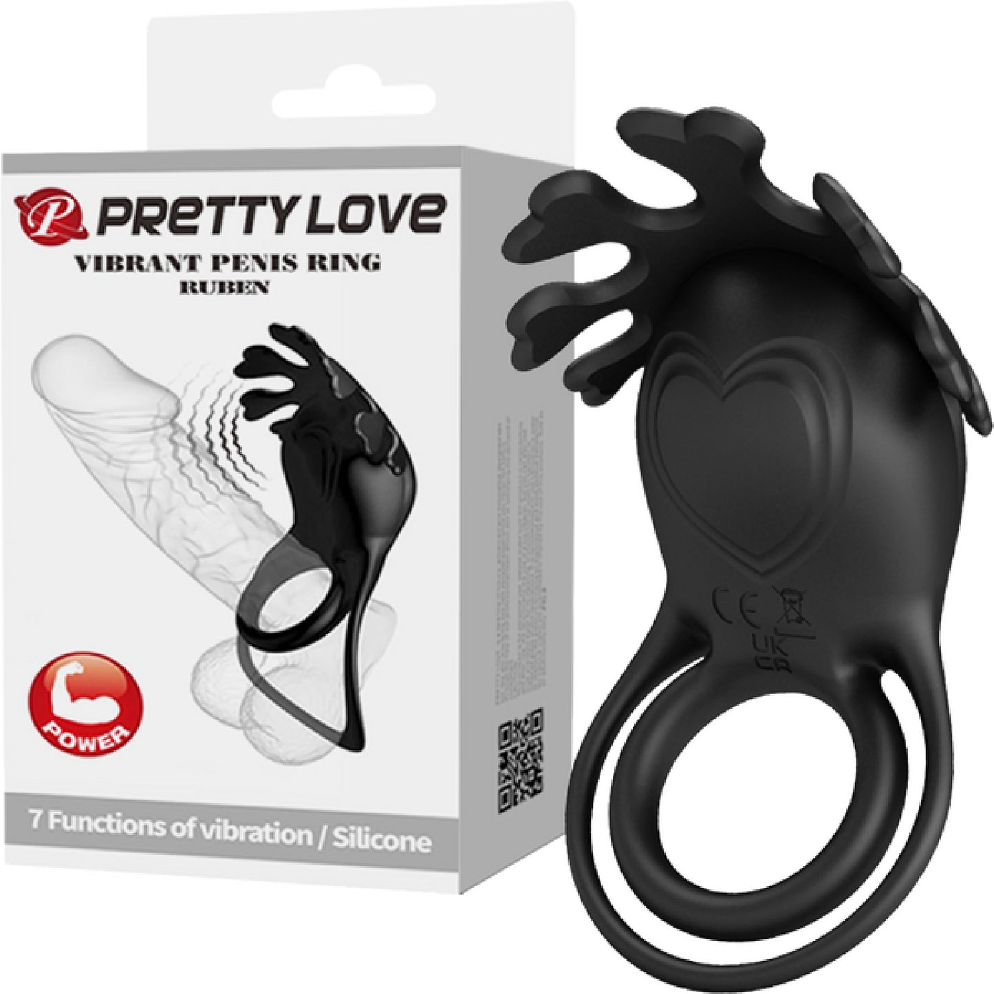 Pretty Love - Vibrant Penis Ring Ruben | Cock & Ball Ring