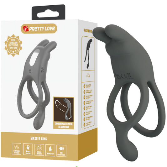 Pretty Love - Master Ring Seth | Vibrating Cock & Ball Ring
