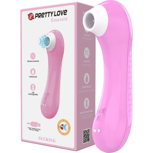 Pretty Love – Emerald | Rechargeable Suction Vibrator