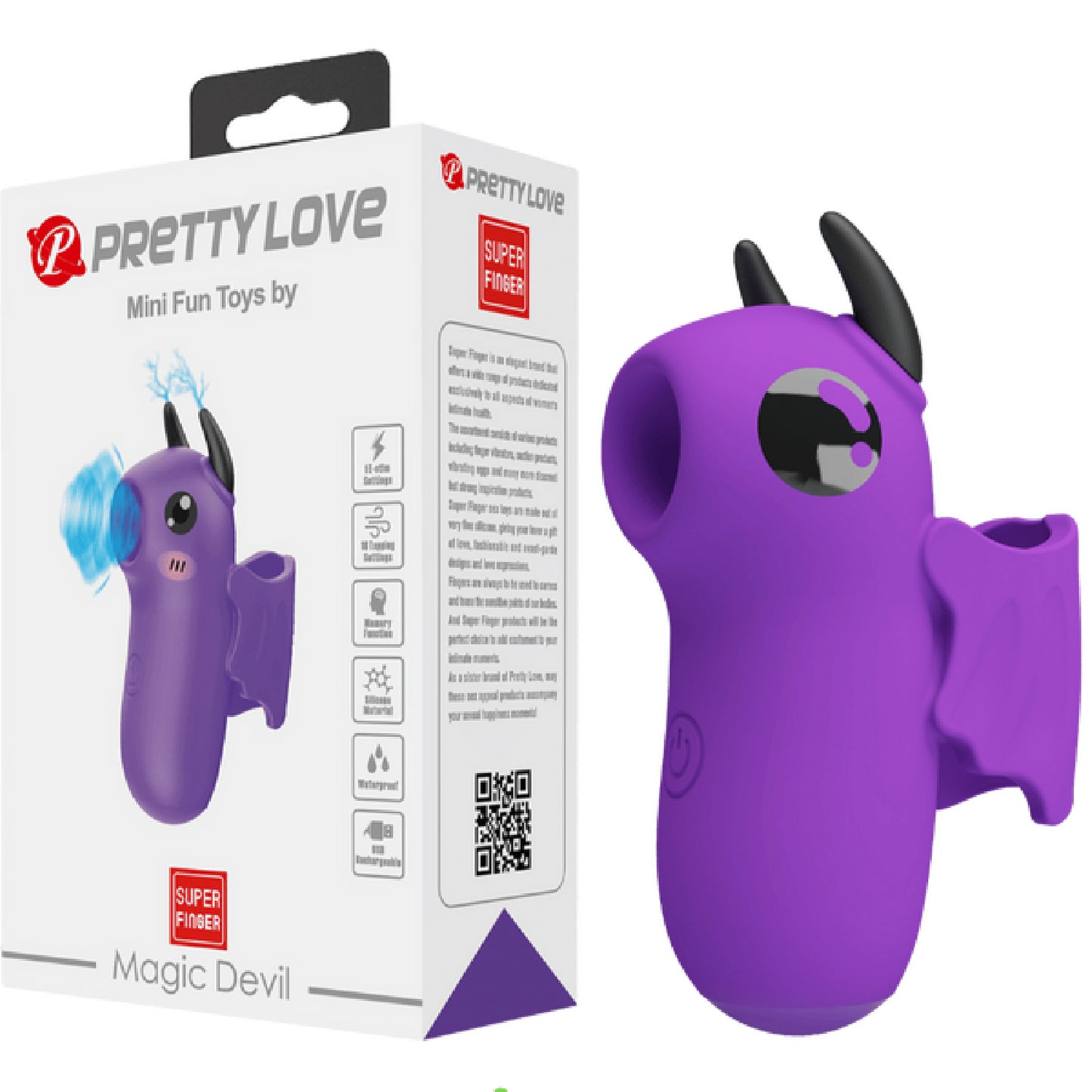 Pretty Love – Mini Fun Toys By Super Finger Magic Devil | Finger Vibrator