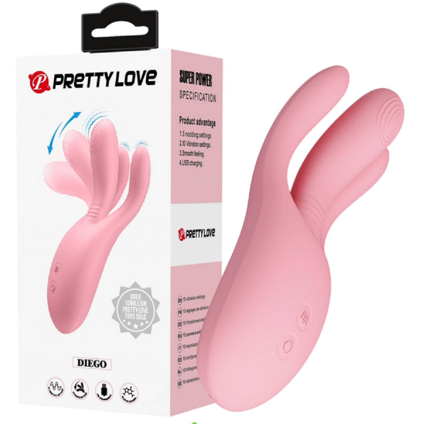 Pretty Love - Super Power Diego | Fingering Vibrator